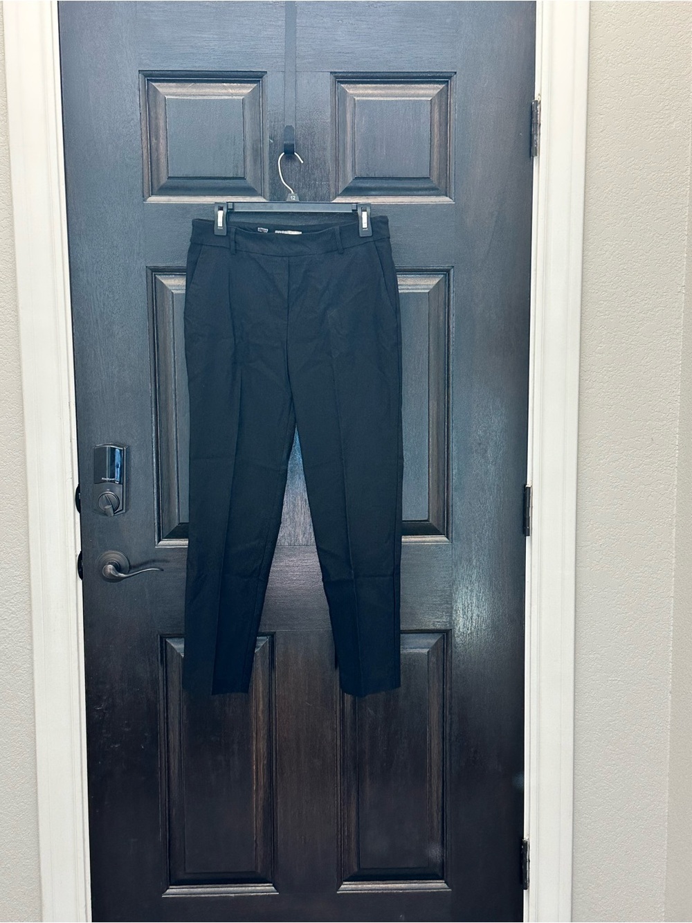 I Love Tyler Madison Black Tailored Dress Pants - Modern Slim Fit XL